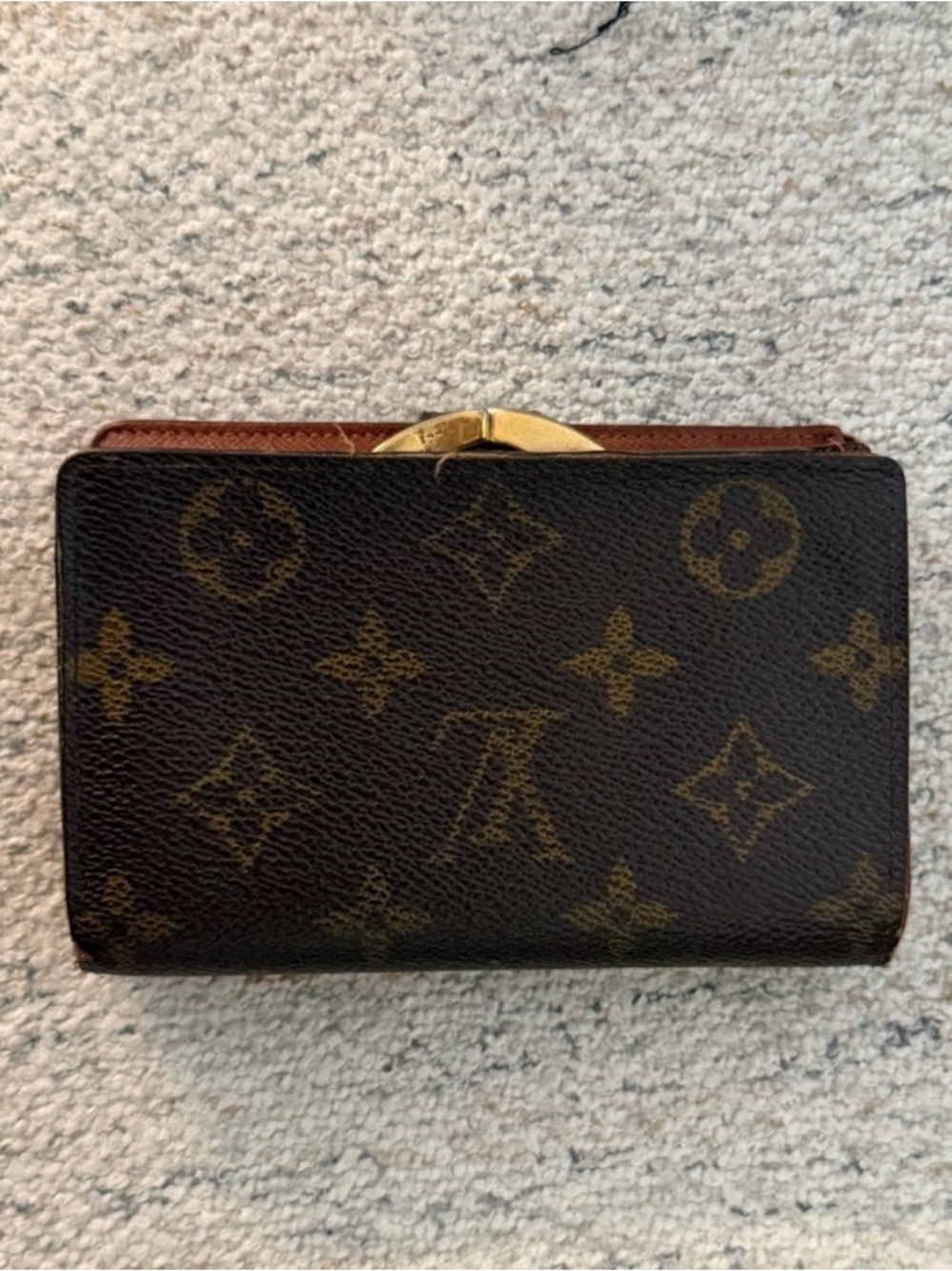 Authentic Louis Vuitton Monogram wallet Black and Gold - Picture 2 of 6